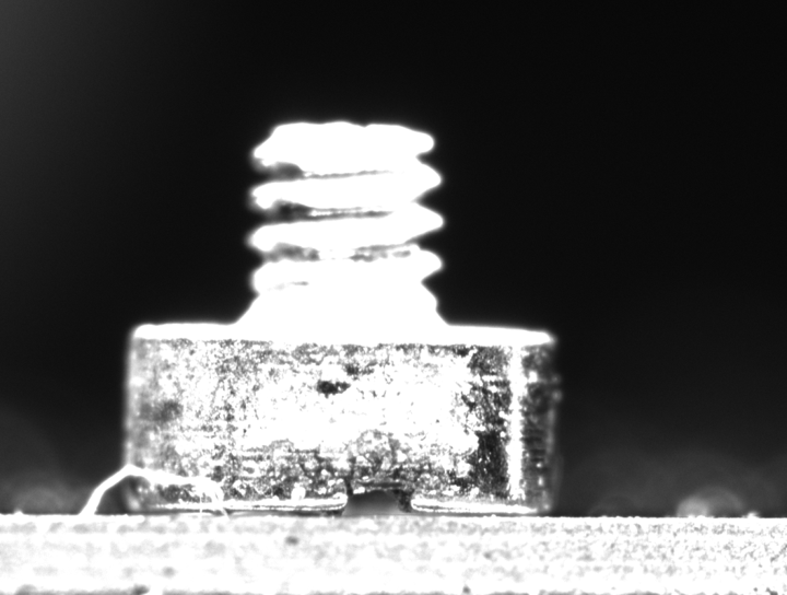 側(cè)面正光檢測不良品原圖及分析圖